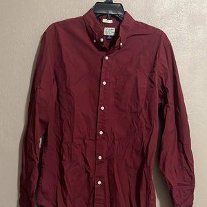 Long Sleeve Button Down Shirt from J. Crew Medium Slim Cut Stretch